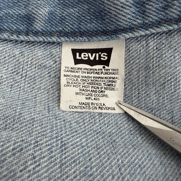 Warren Lotas Levis Trucker Jacket SSense Exclusive Sturgis Black Hills Rally - Picture 10 of 13